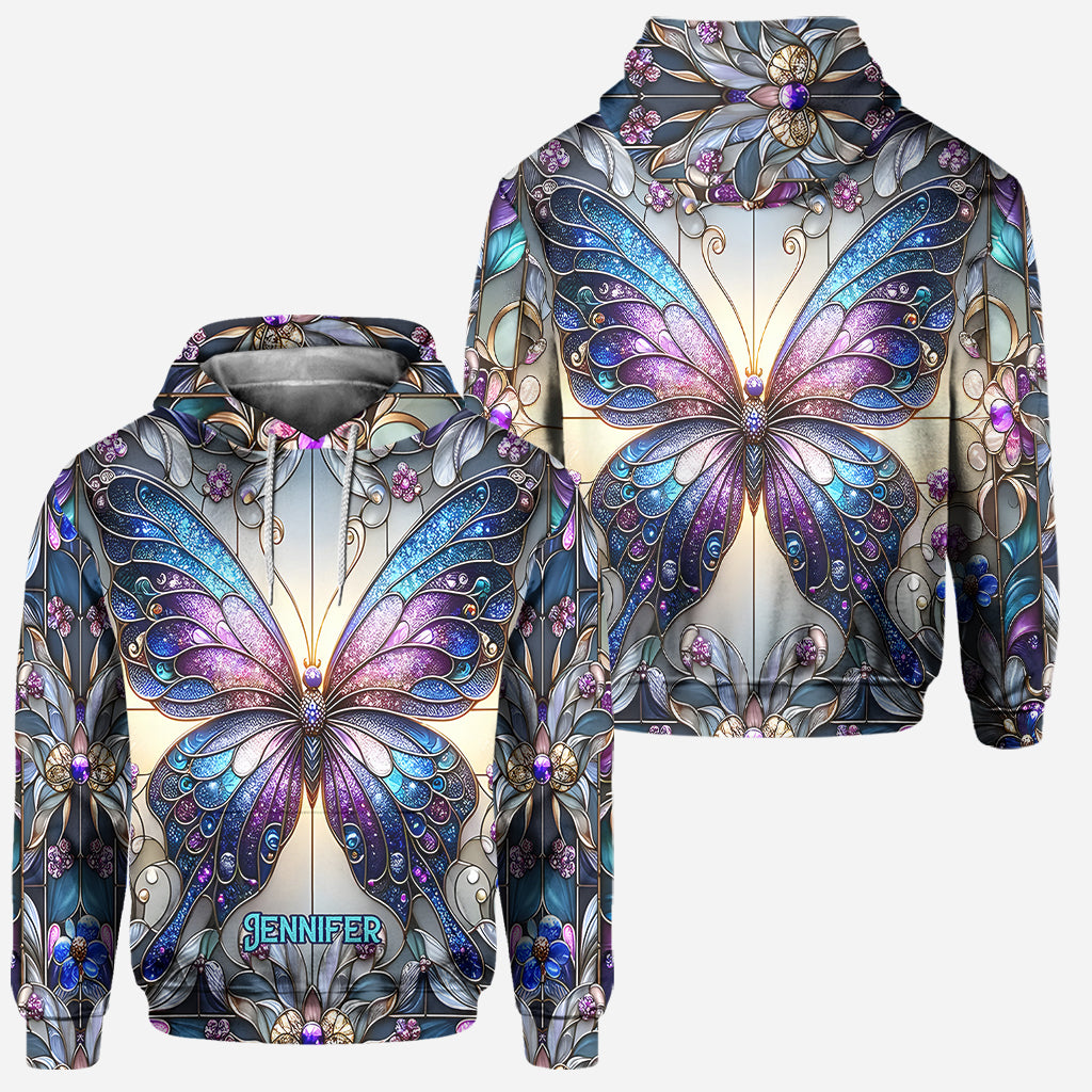 Sweat à capuche et legging personnalisés avec de magnifiques papillons