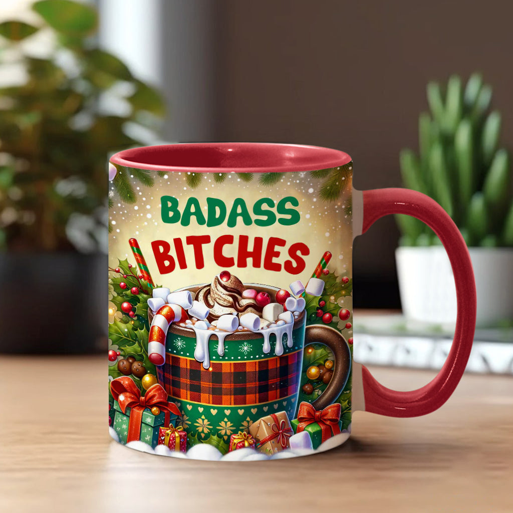 Badass Bitches - Personalized Bestie Accent Mug