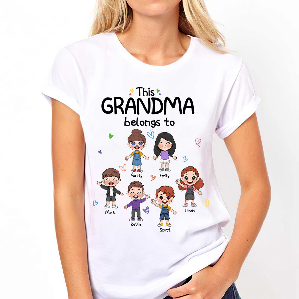 This Grandma Belongs To - Personalized Grandma T-shirt And Hoodie