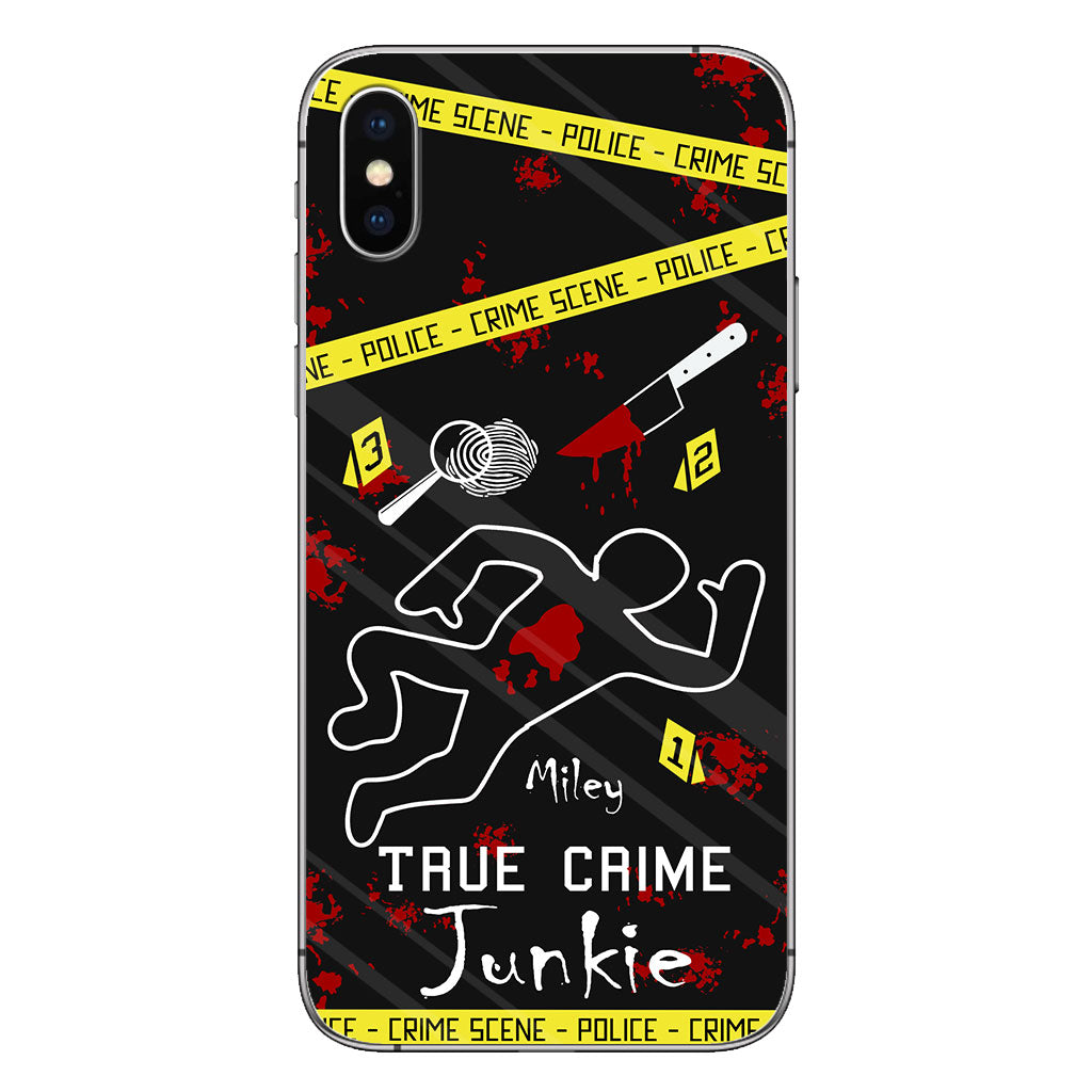 True Crime Junkie - Personalized Phone Case