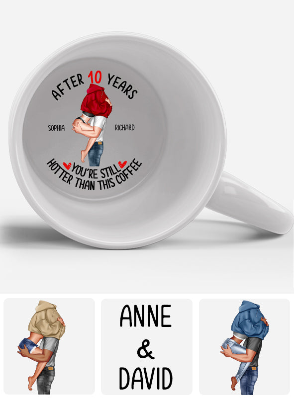 Tu es encore plus sexy que ce café - Mug personnalisé pour couple avec message caché
