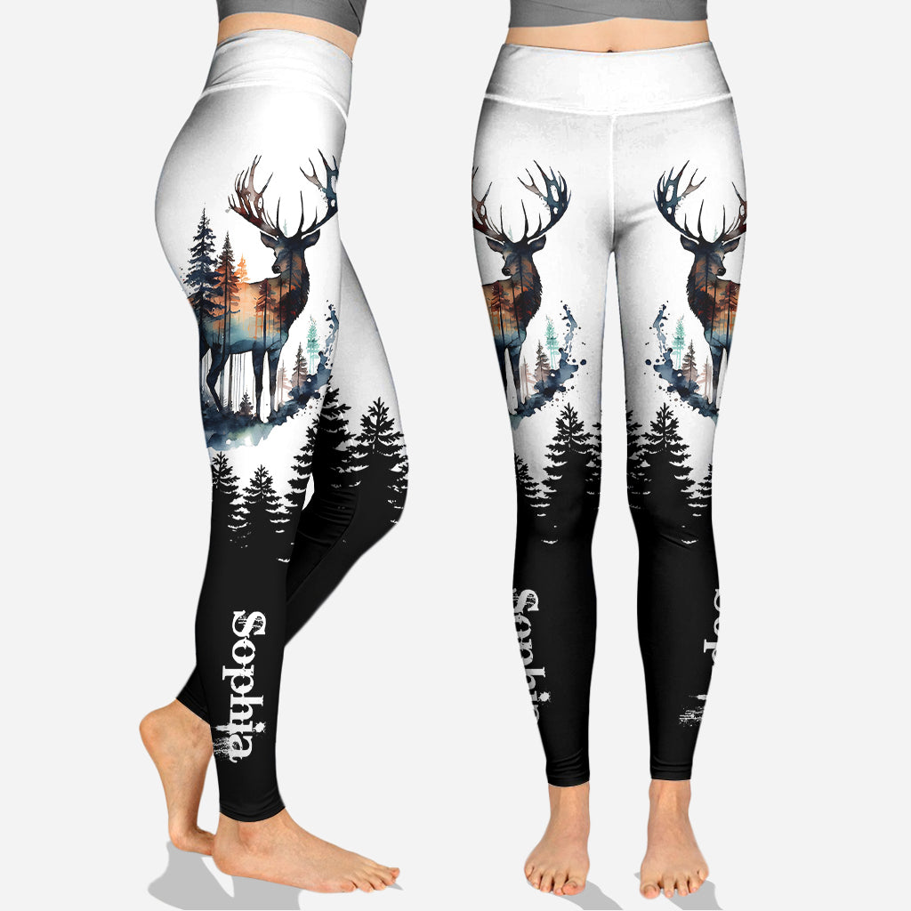 Fille de la campagne - Sweat à capuche et legging de chasse personnalisés