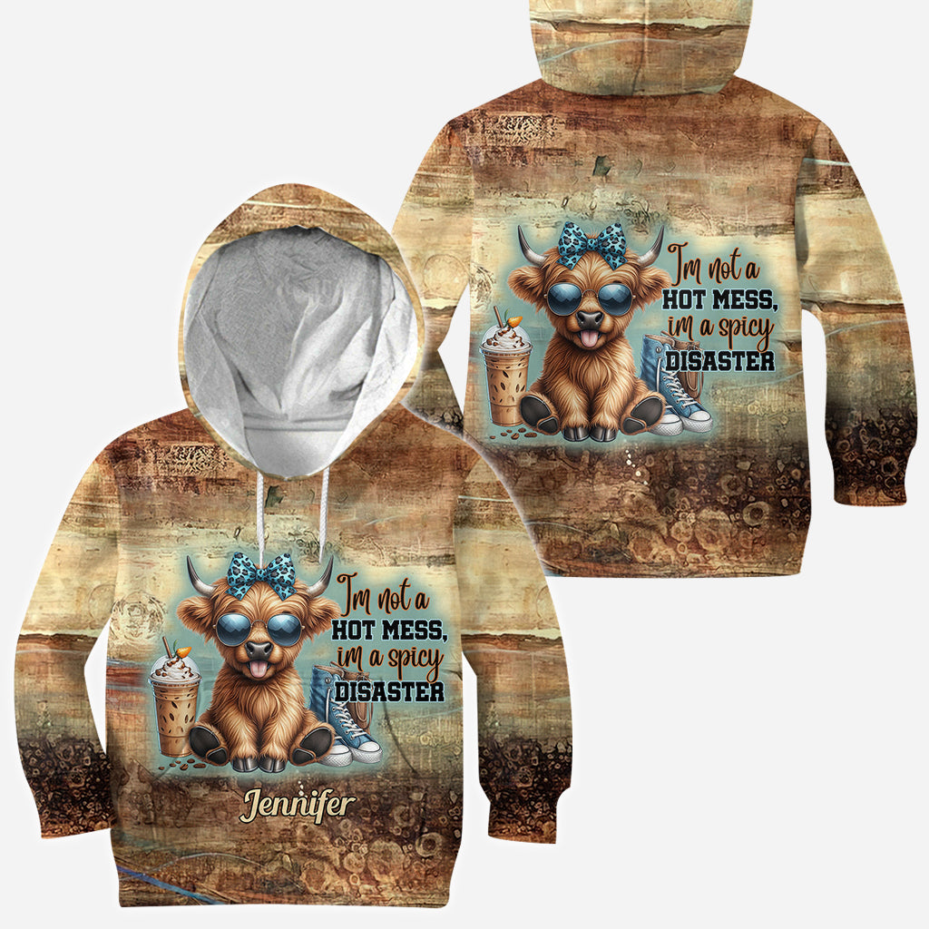 Je ne suis pas un désastre ambulant - T-shirt personnalisé intégral