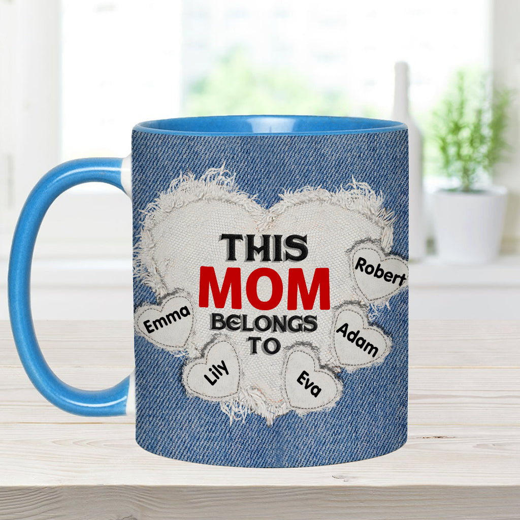 Cette maman appartient à - Mug personnalisé pour maman