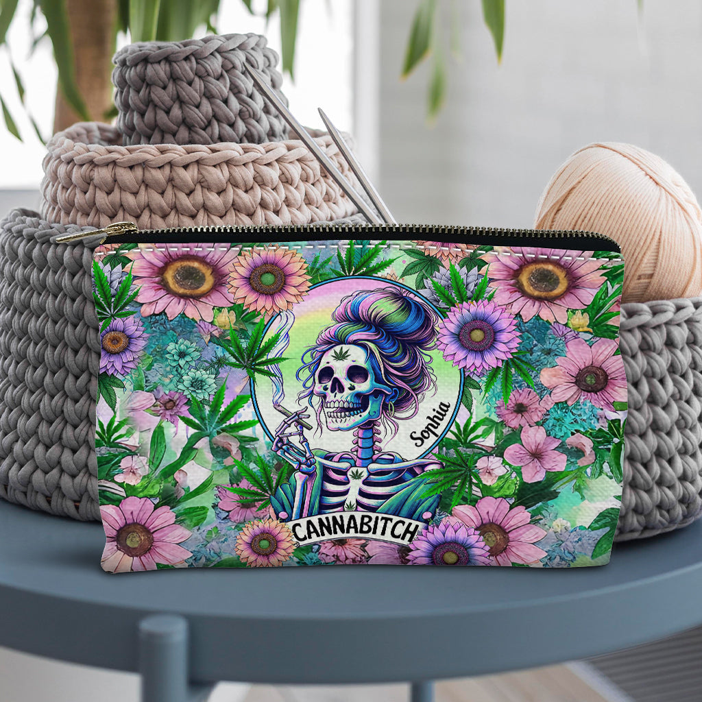 Cannabitch - Pochette à herbe personnalisée