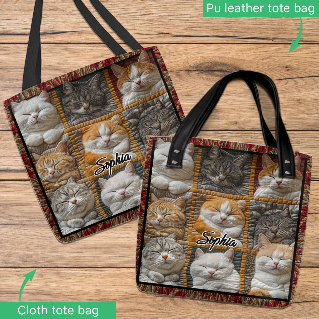 Chats mignons - Sac fourre-tout personnalisé pour chats