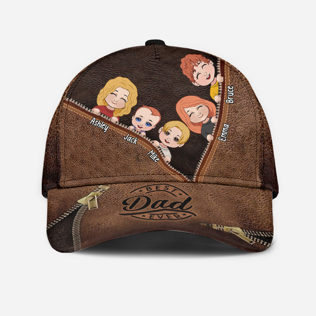 Meilleur papa du monde - Casquette classique personnalisée pour papa
