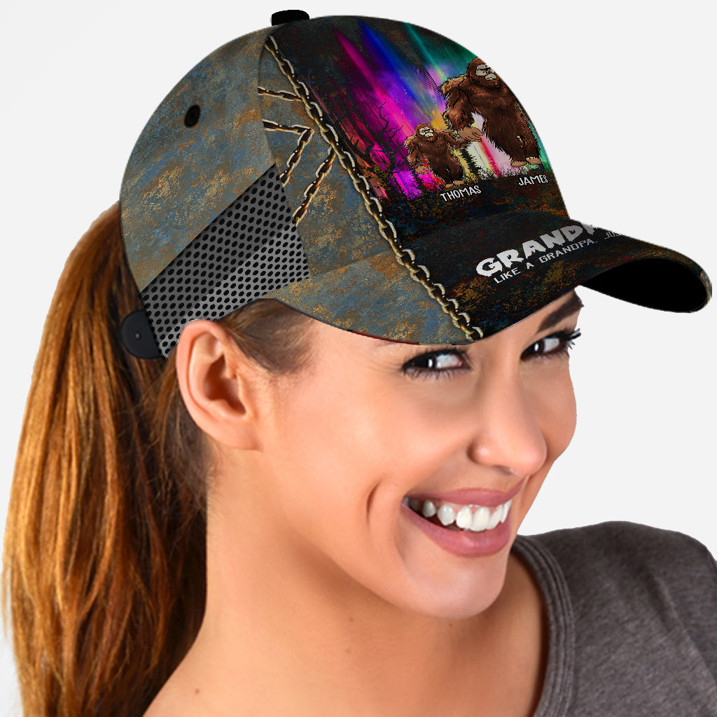 Grandpasquatch - Personalized Grandpa Classic Cap