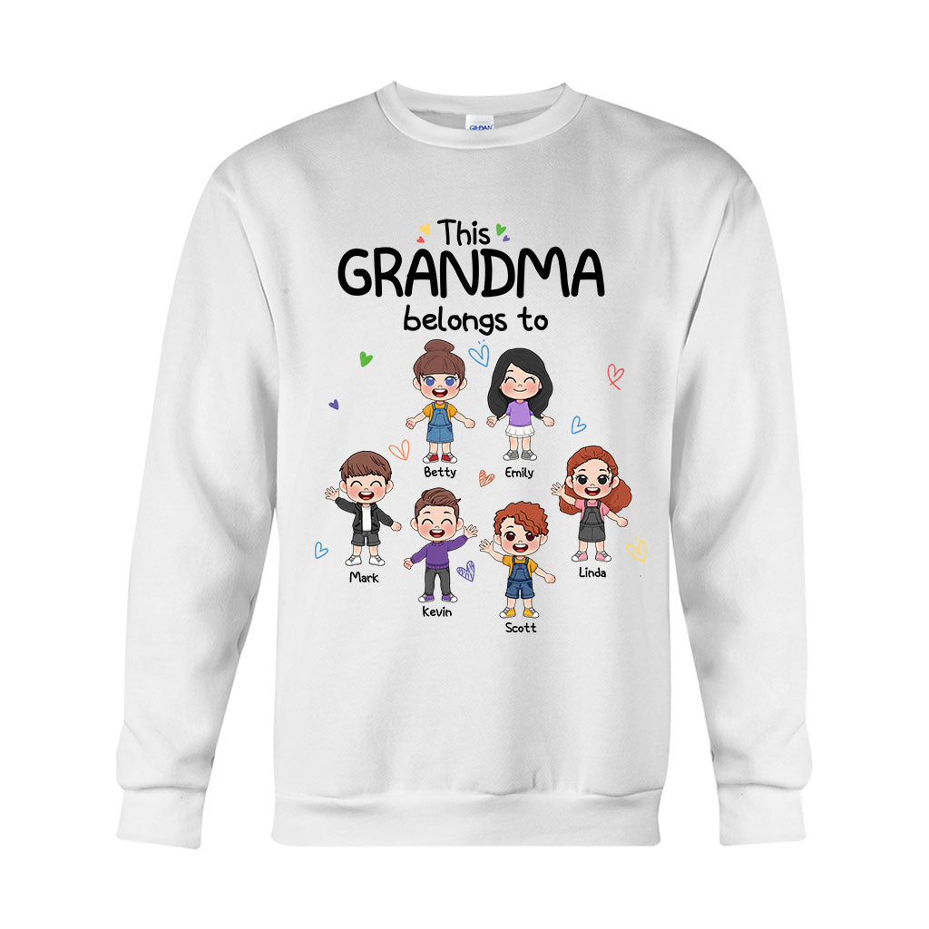 This Grandma Belongs To - Personalized Grandma T-shirt And Hoodie