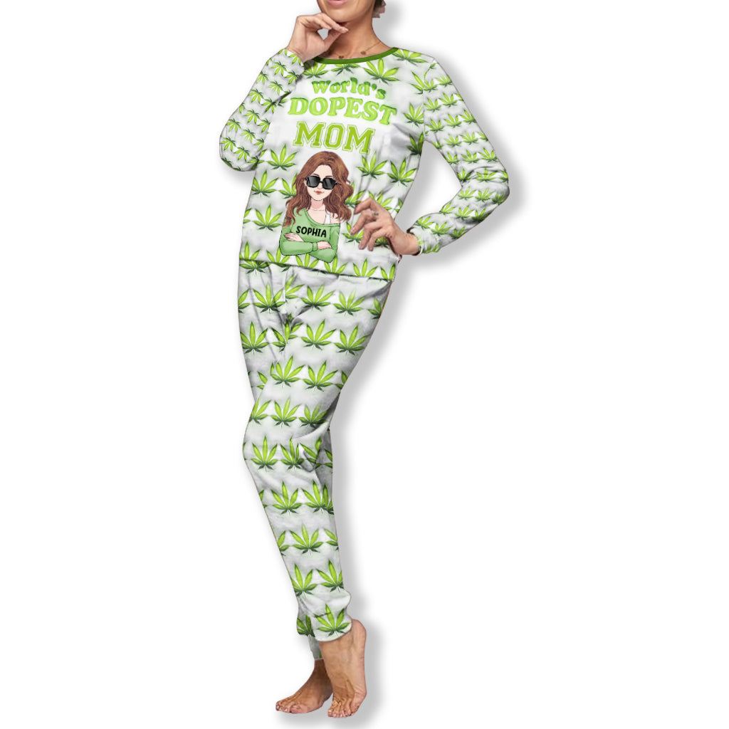 Dopest Dad Ever - Personalized Father Pajamas Set
