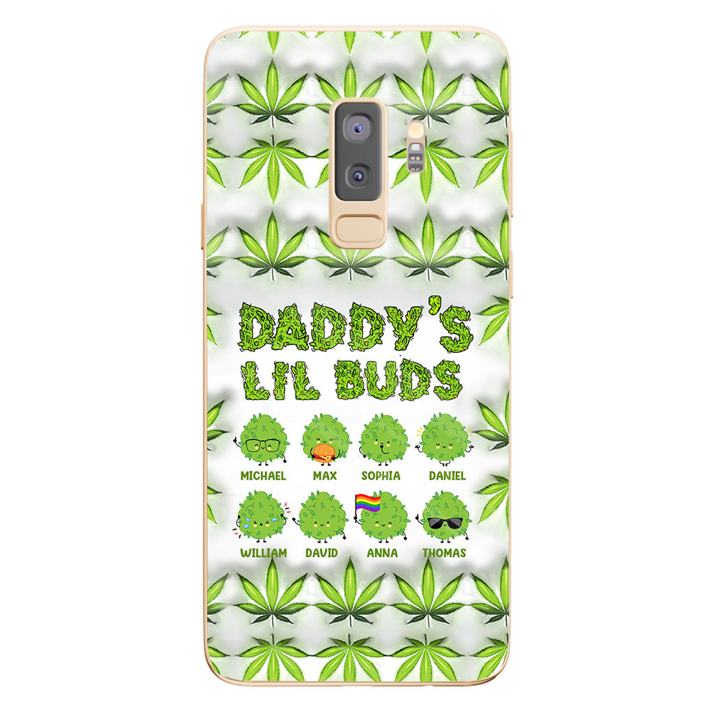 Le papa le plus cool du monde - Coque de téléphone transparente personnalisée pour papa