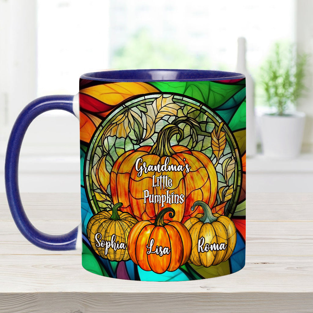 Mug personnalisé « Petites citrouilles de grand-mère » (titre au choix)