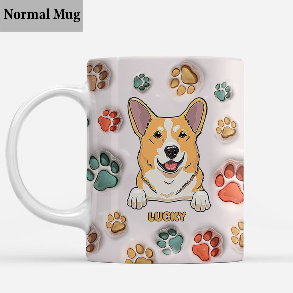 Je suis presque sûre de t'appartenir - Mug personnalisé pour chien