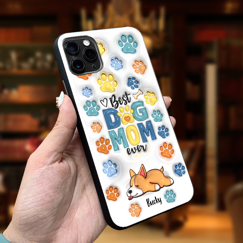 Meilleur papa/maman de chien au monde - Coque de téléphone personnalisée pour chien