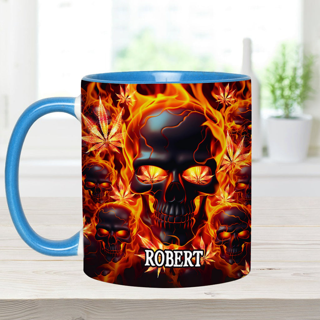 Libérez votre esprit - Mug personnalisé à motif cannabis