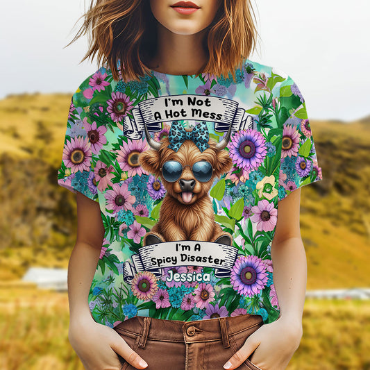 Apparemment, j'ai du caractère - T-shirt personnalisé intégral