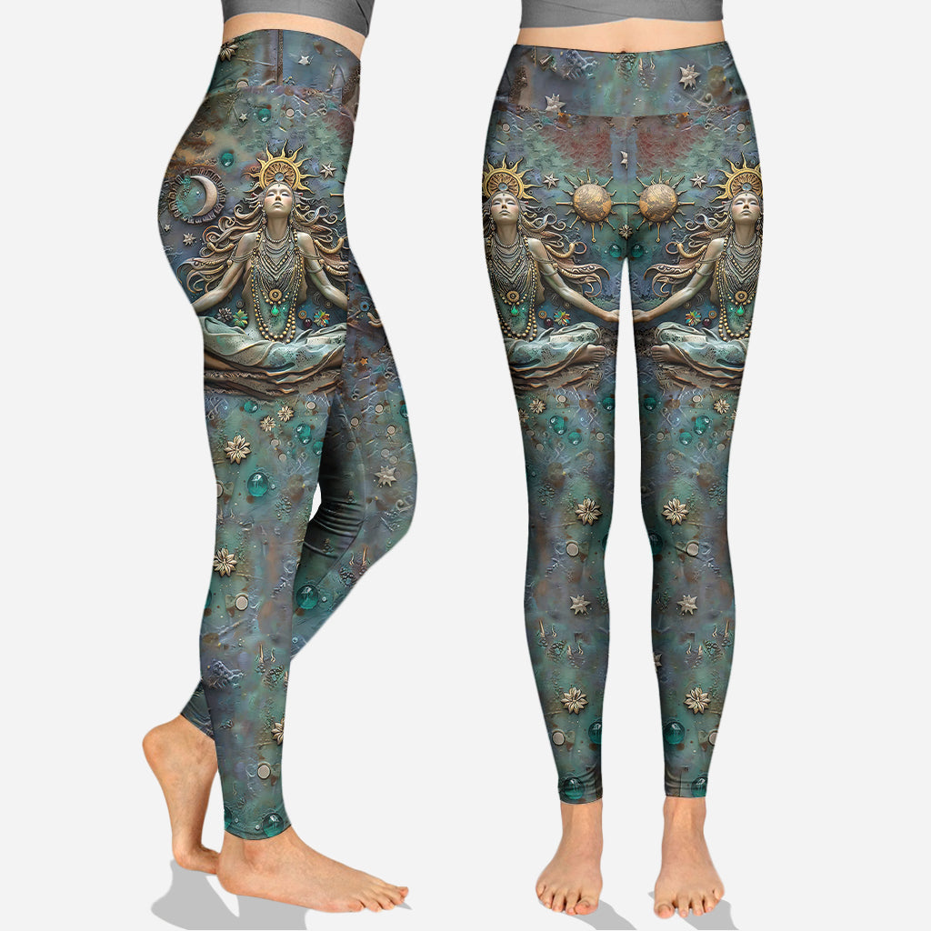 Perdez la tête, retrouvez votre âme - Sweat à capuche et legging de yoga personnalisés