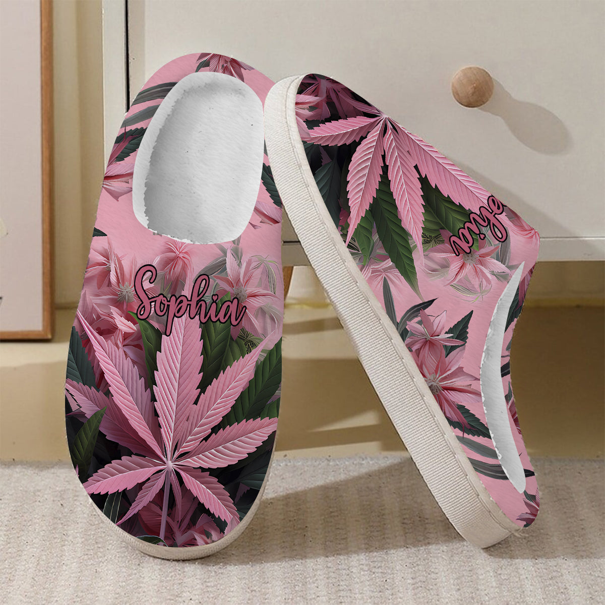 Free Your Mind - Personalized Weed Slippers