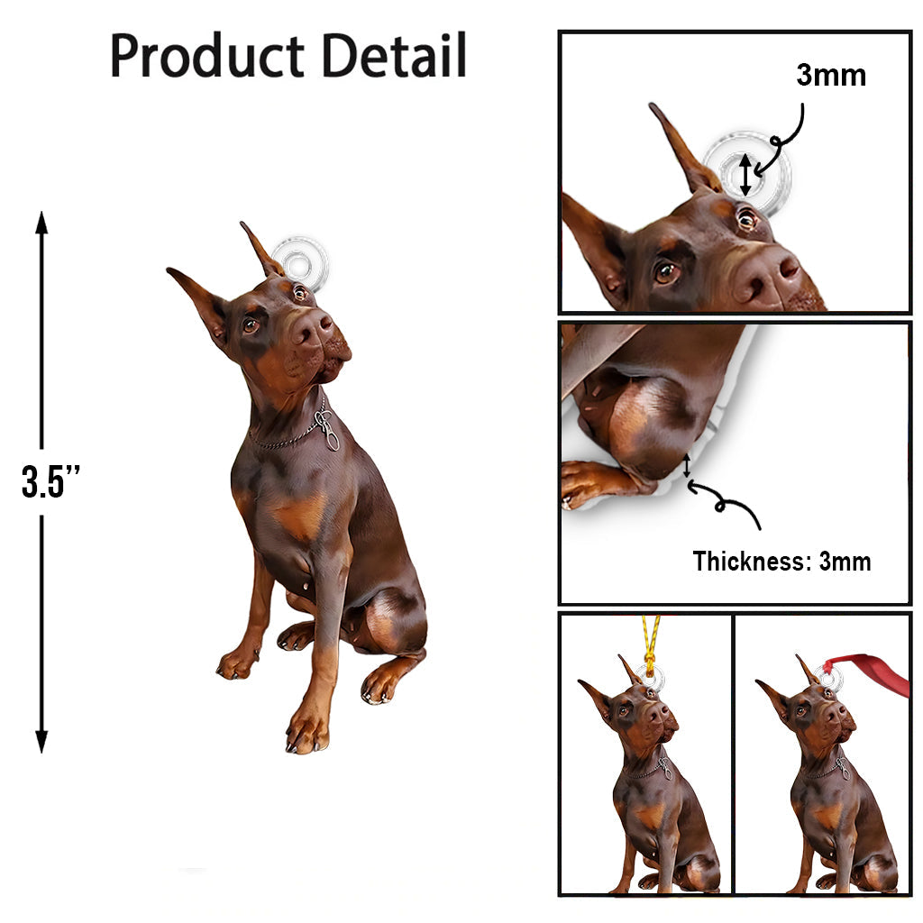 Any Photo Ornament - Personalized Dog Custom Shaped Ornament