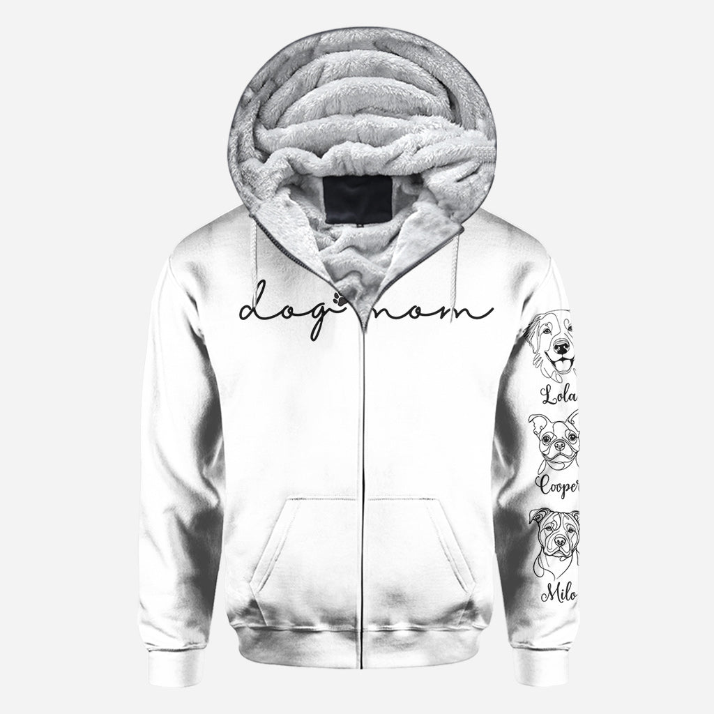 Maman de chien - T-shirt personnalisé intégral pour chien