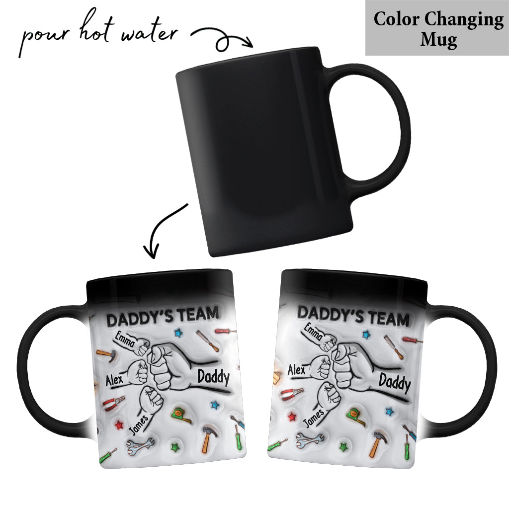 L'équipe de papa - Mug personnalisé pour papa