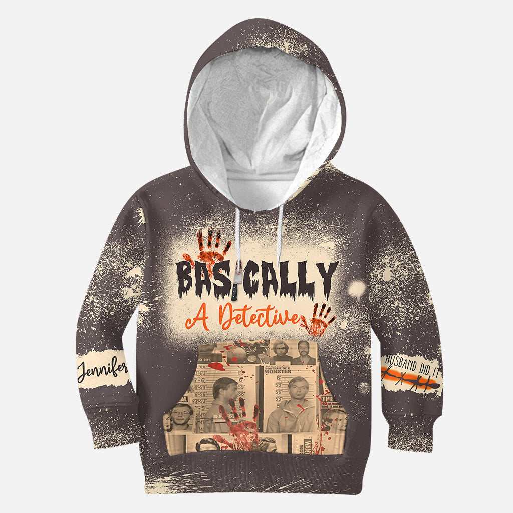 T-shirt personnalisé intégral « En gros, un détective »