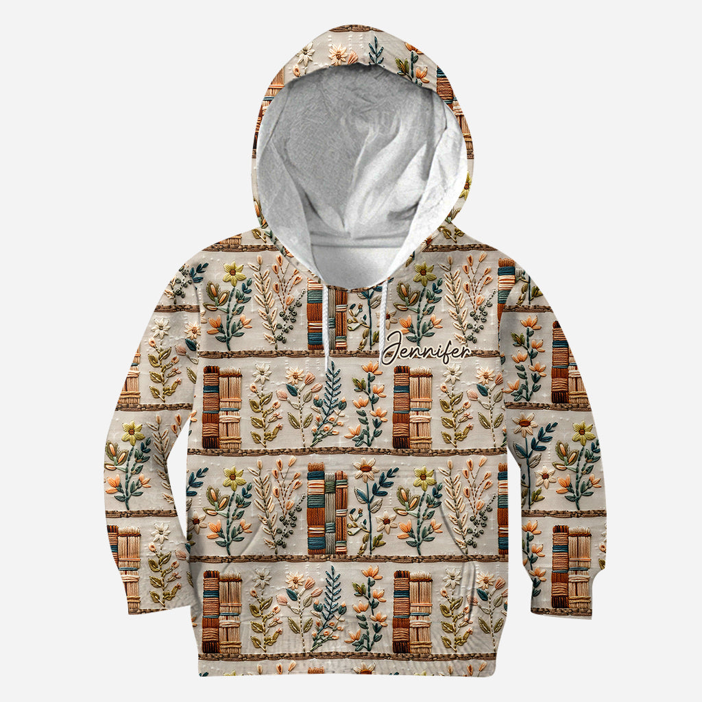 J'adore les livres ! Sweat à capuche et legging personnalisés « Love Books »