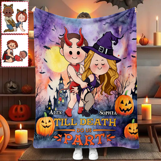 Jusqu'à ce que la mort nous sépare - Couverture personnalisée pour couple