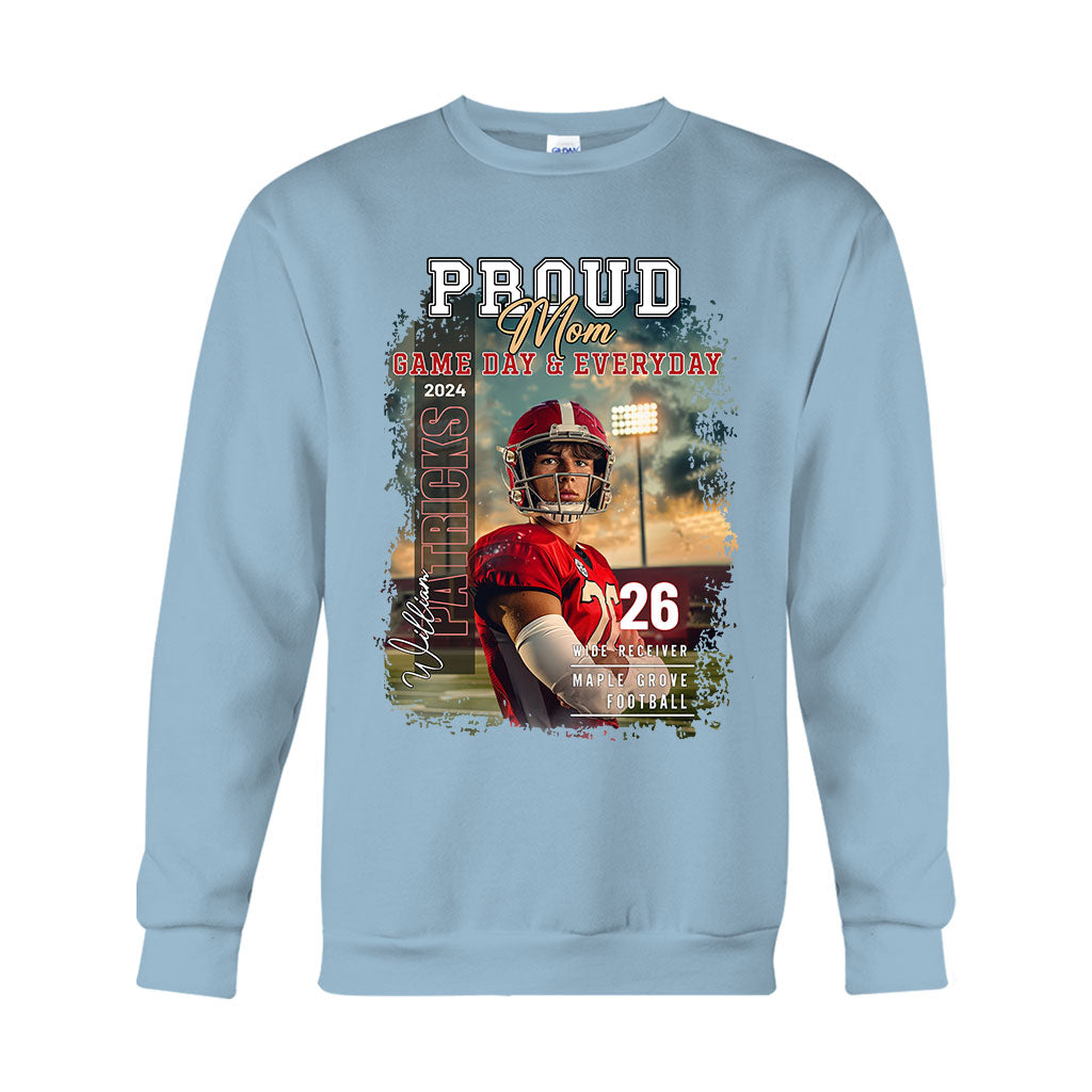 Maman/Papa/... Jour de match et au quotidien - T-shirt et sweat à capuche de football personnalisés