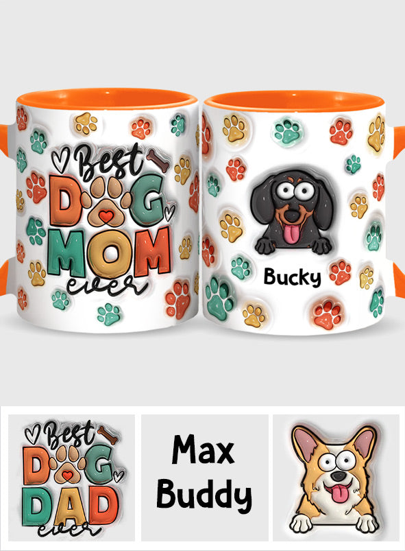 Meilleure maman de chien au monde - Mug personnalisé avec motif chien