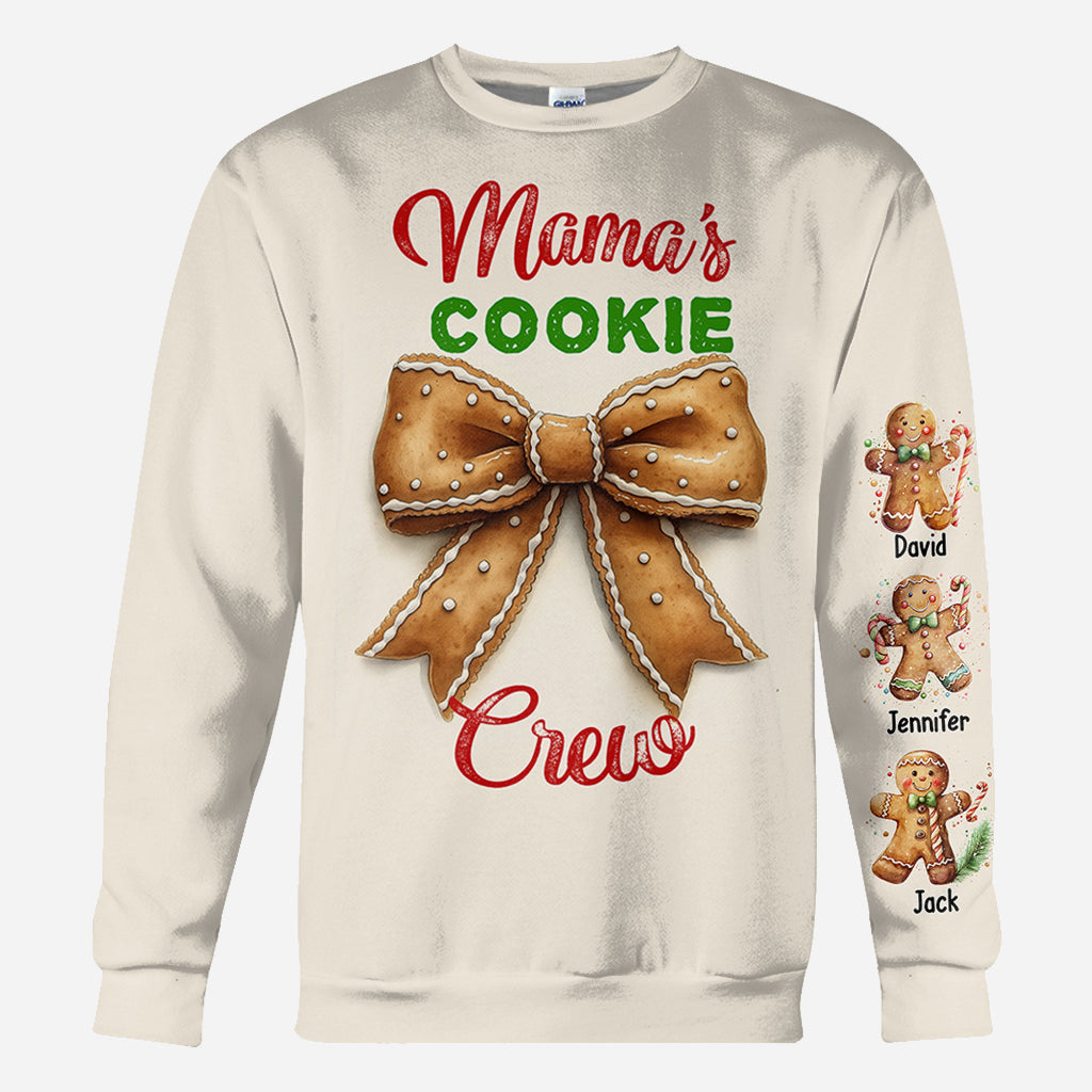 L'équipe de biscuits de grand-mère - T-shirt personnalisé « Maman »