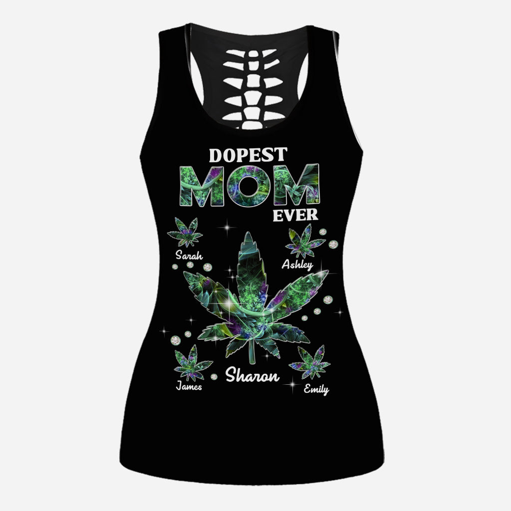 Maman la plus cool du monde - Débardeur et legging personnalisés Mother Hollow