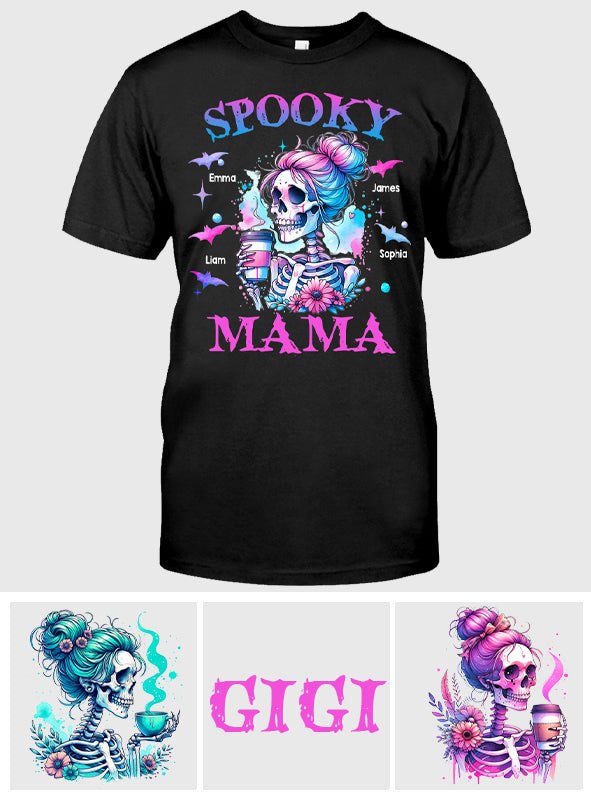 Maman Effrayante - T-shirt et sweat à capuche personnalisés pour maman