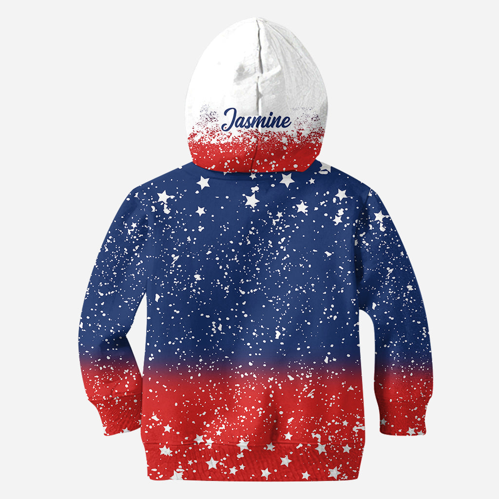 T-shirt personnalisé à motif cheval pour la fête de l'indépendance - T-shirt intégral à motif cheval