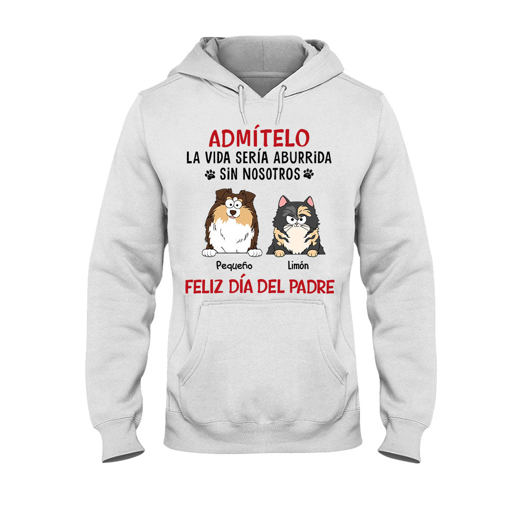 La Vida Sería Aburrida Sin Mí - Personalized Dog T-shirt And Hoodie