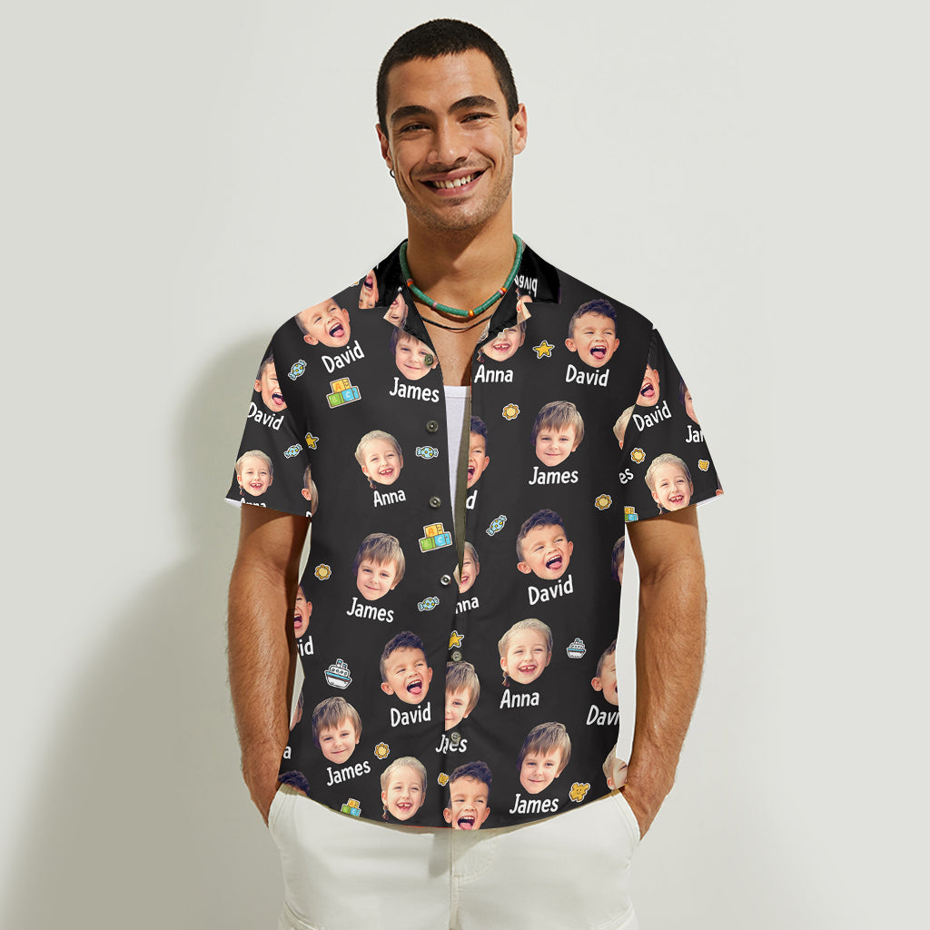 Reasons I Love Being A Grandpa - Personalized Grandpa Hawaiian Shirt