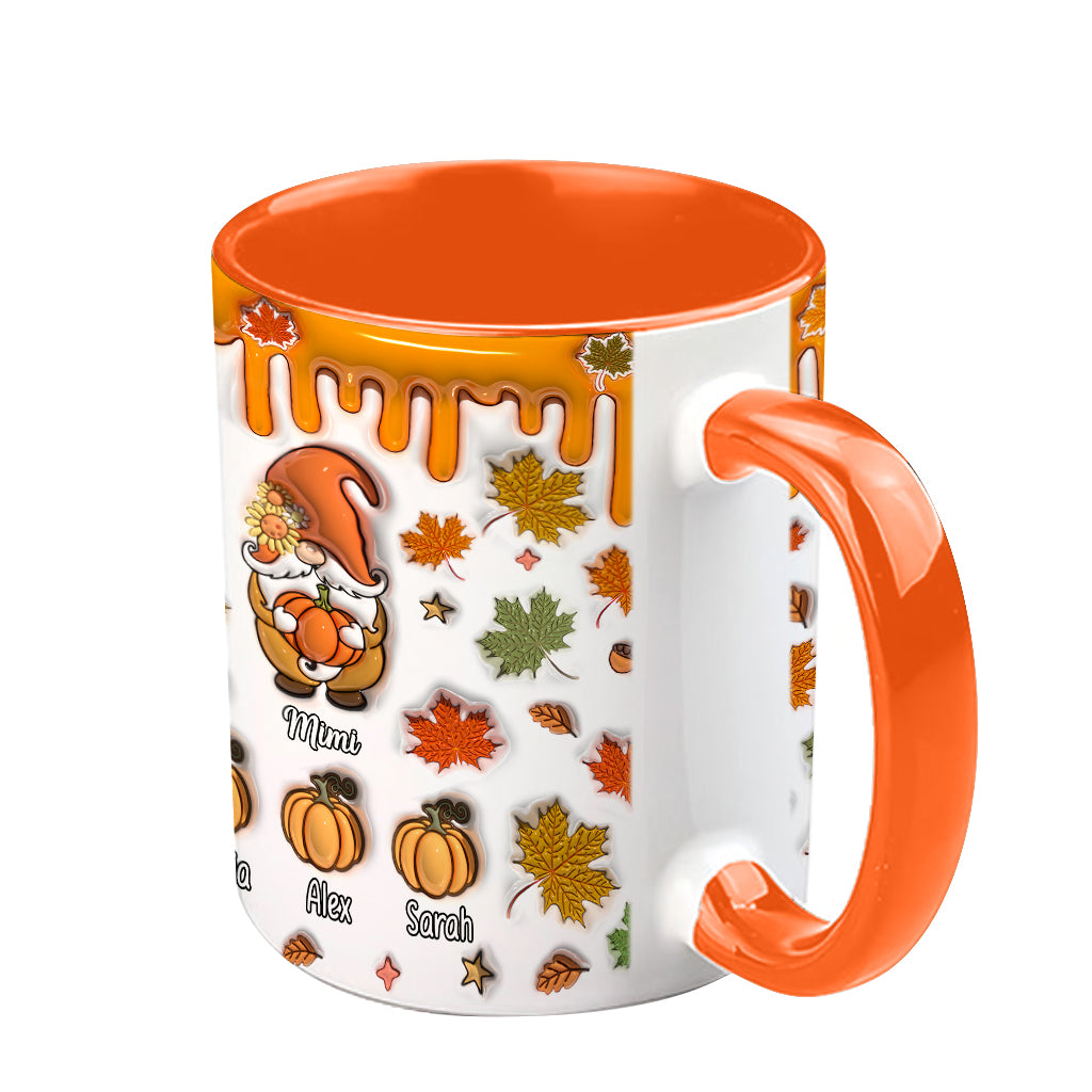 Grandma's Little Pumpkins - Personalized Grandma Accent Mug