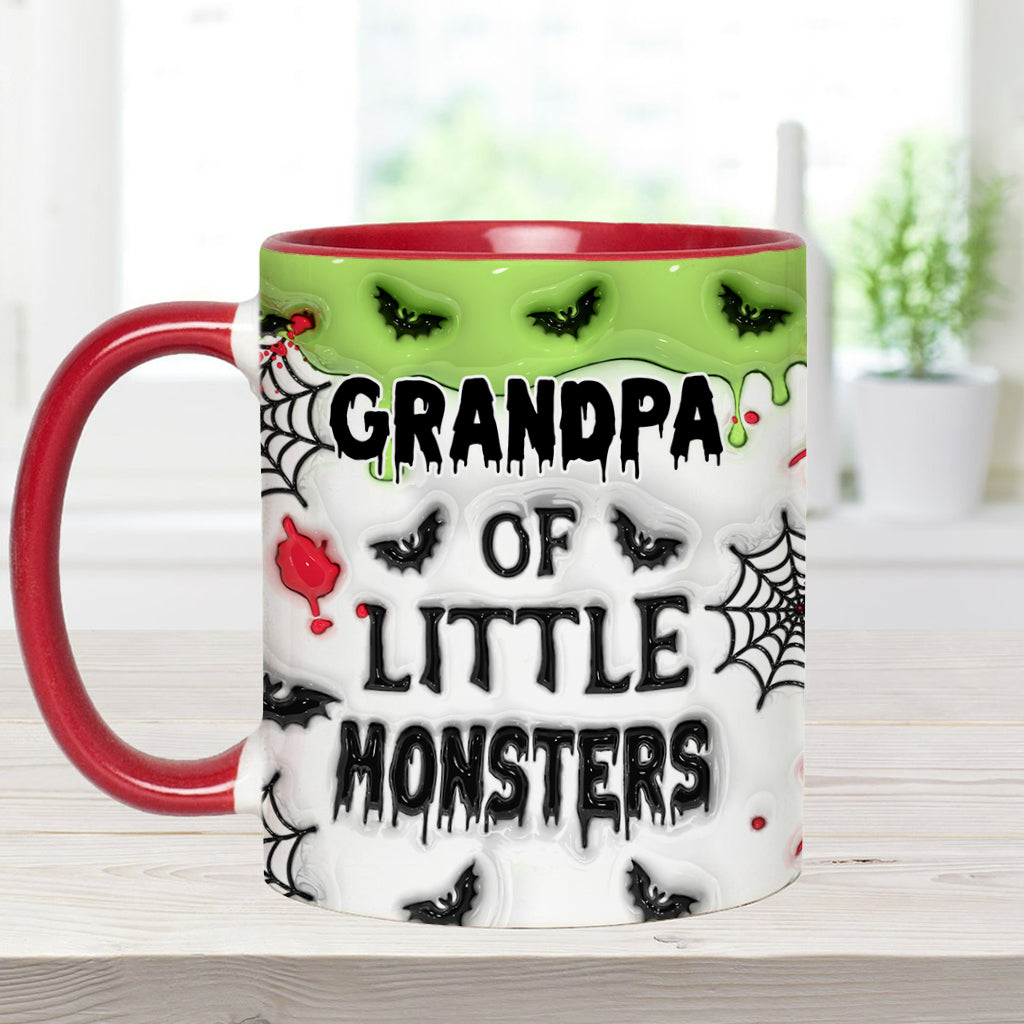 Grand-père des petits monstres (tous titres) - Mug personnalisé « Grand-père »