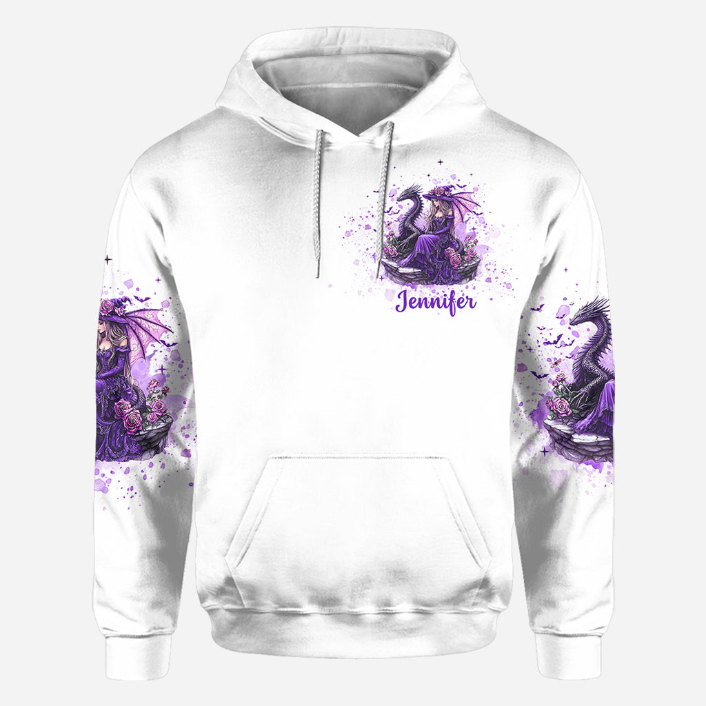 Âme de sorcière, cœur de dragon - T-shirt personnalisé de sorcière