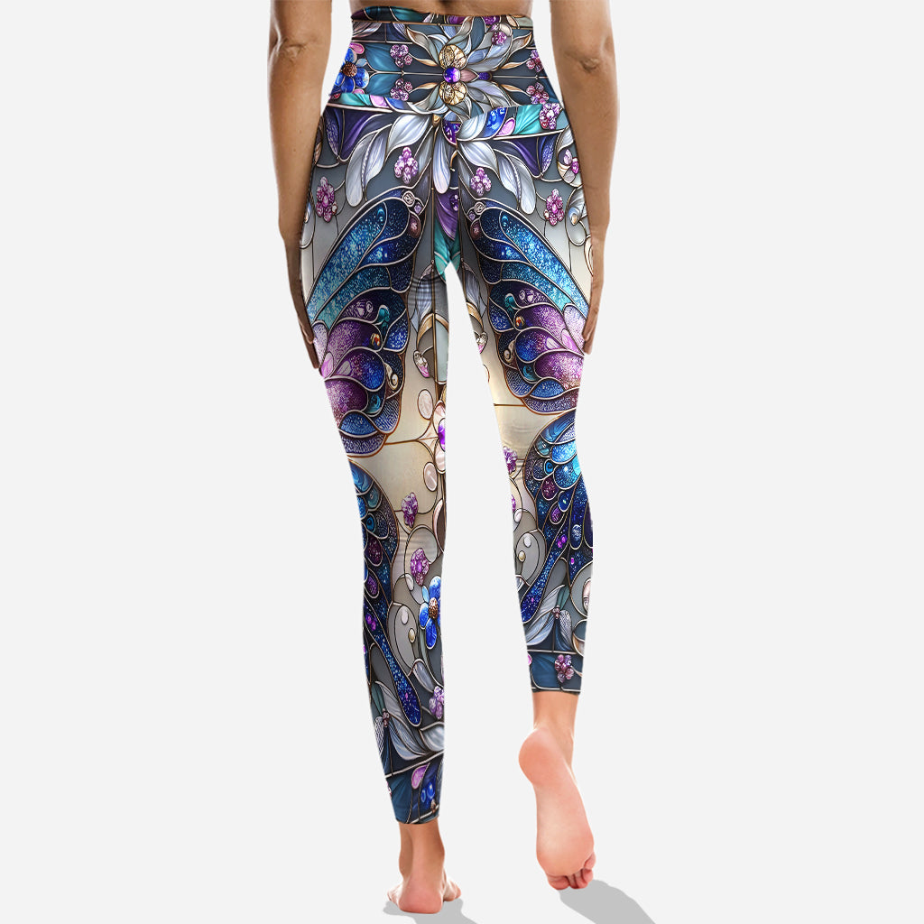 Sweat à capuche et legging personnalisés avec de magnifiques papillons