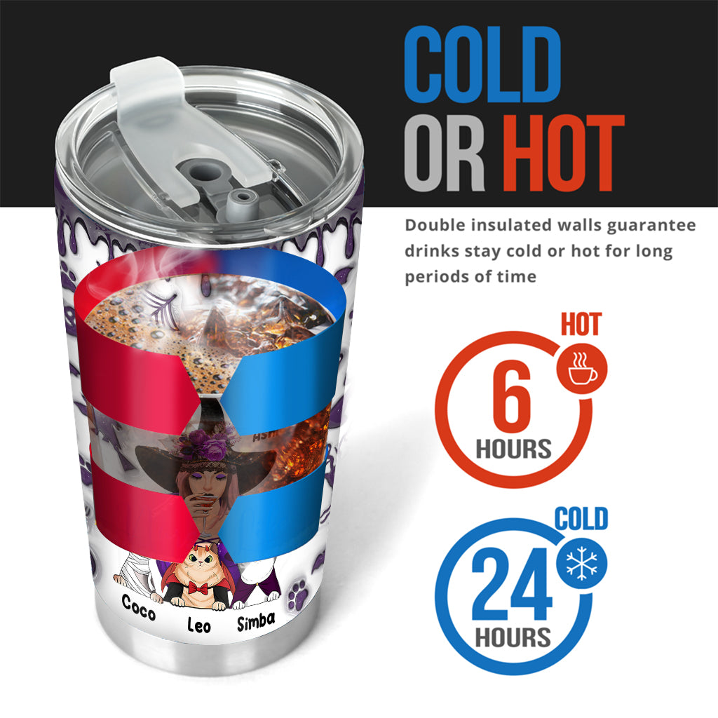 Sorcière Chat Folle - Gobelet Sorcière Personnalisé