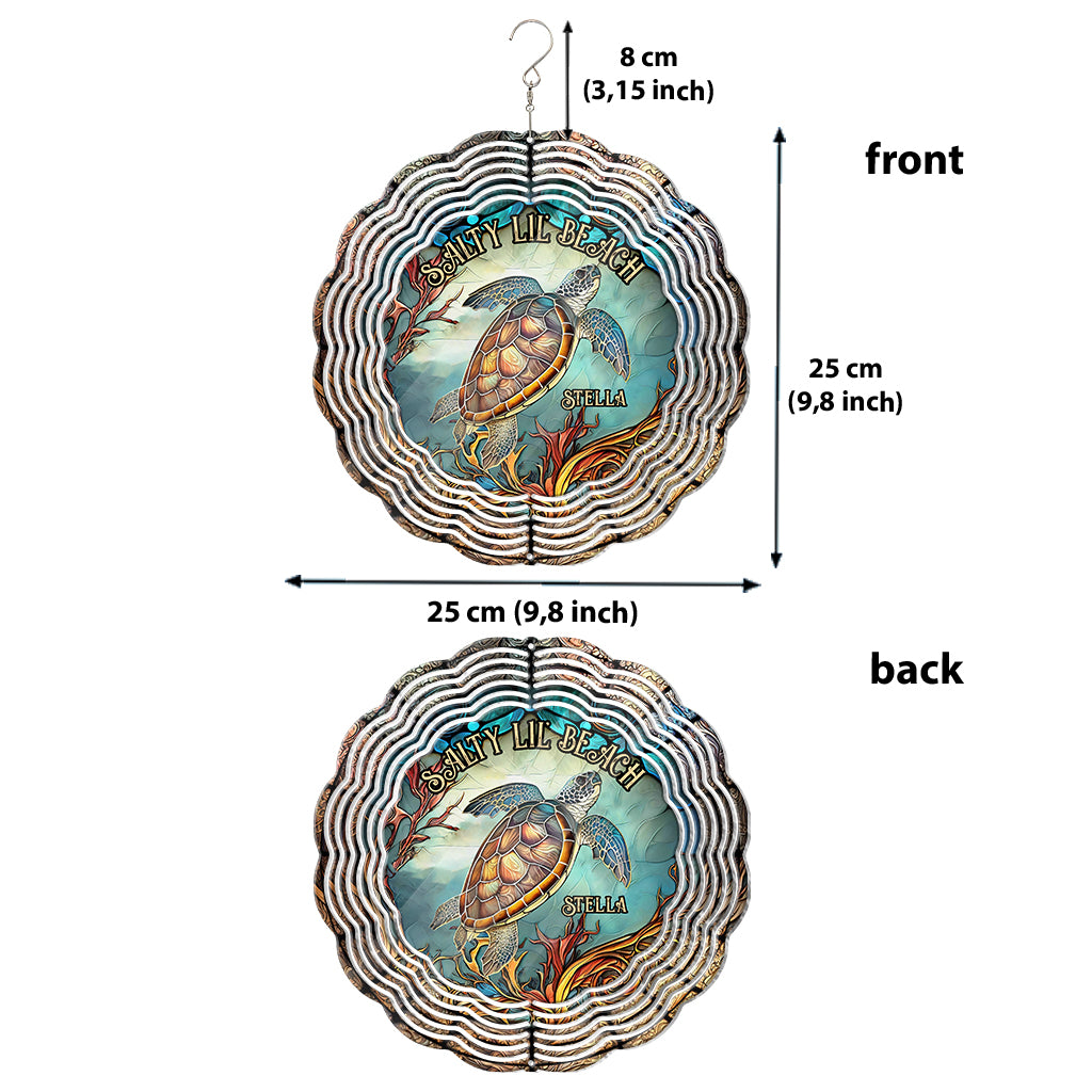 Salty Lil' Beach - Girouette tortue personnalisée