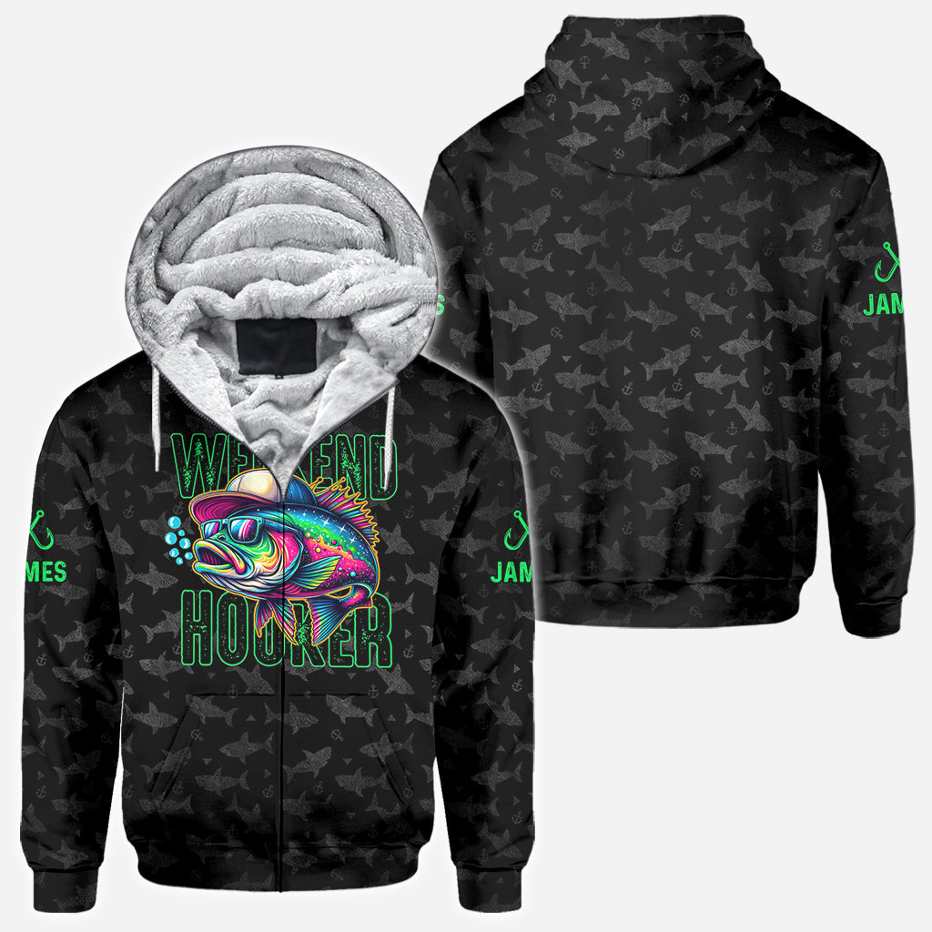 Weekend Hooker - Personalized Fishing All Over Shirt