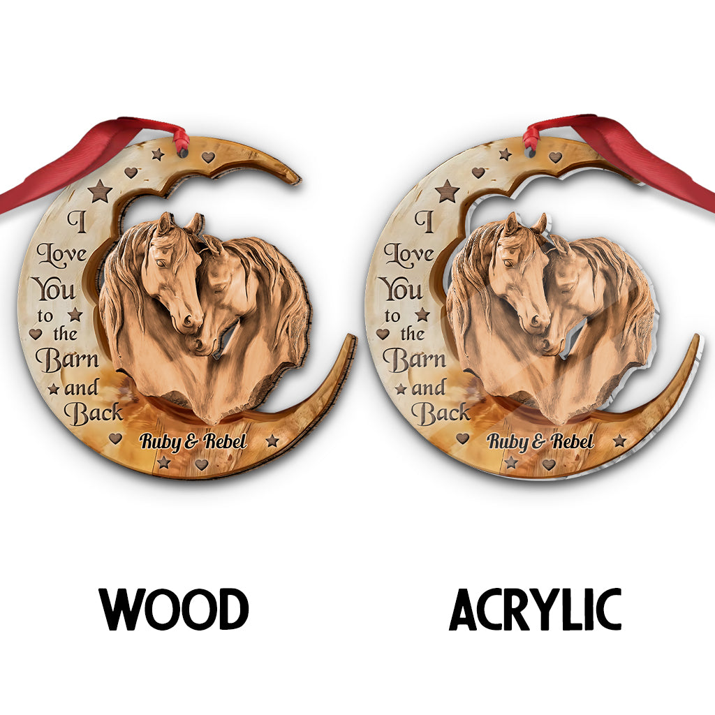 From Our First Kiss - Personalized Horse Ornament