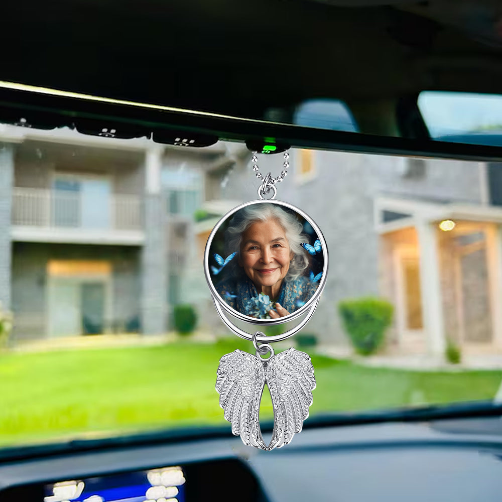 Forever In My Heart - Personalized Memorial Wings Ornament