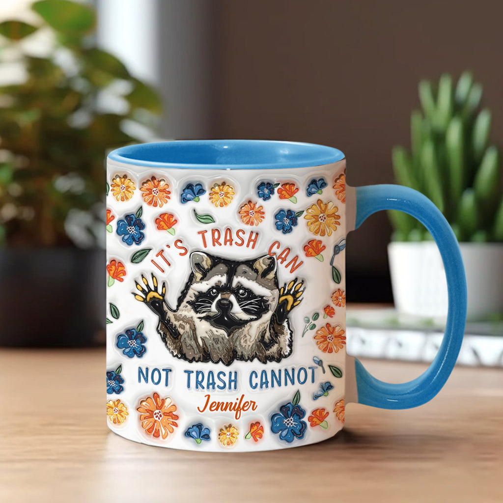 Funny Motivation Raccoon - Personalized Raccoon Accent Mug