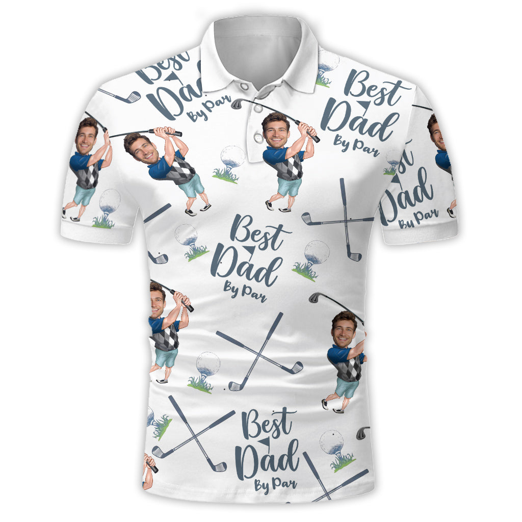 Meilleur papa/papa/grand-mère... Par Par - Polo de golf personnalisé
