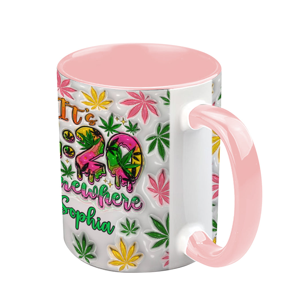 It's 4:20 Somewhere - Personalized Weed Accent Mug