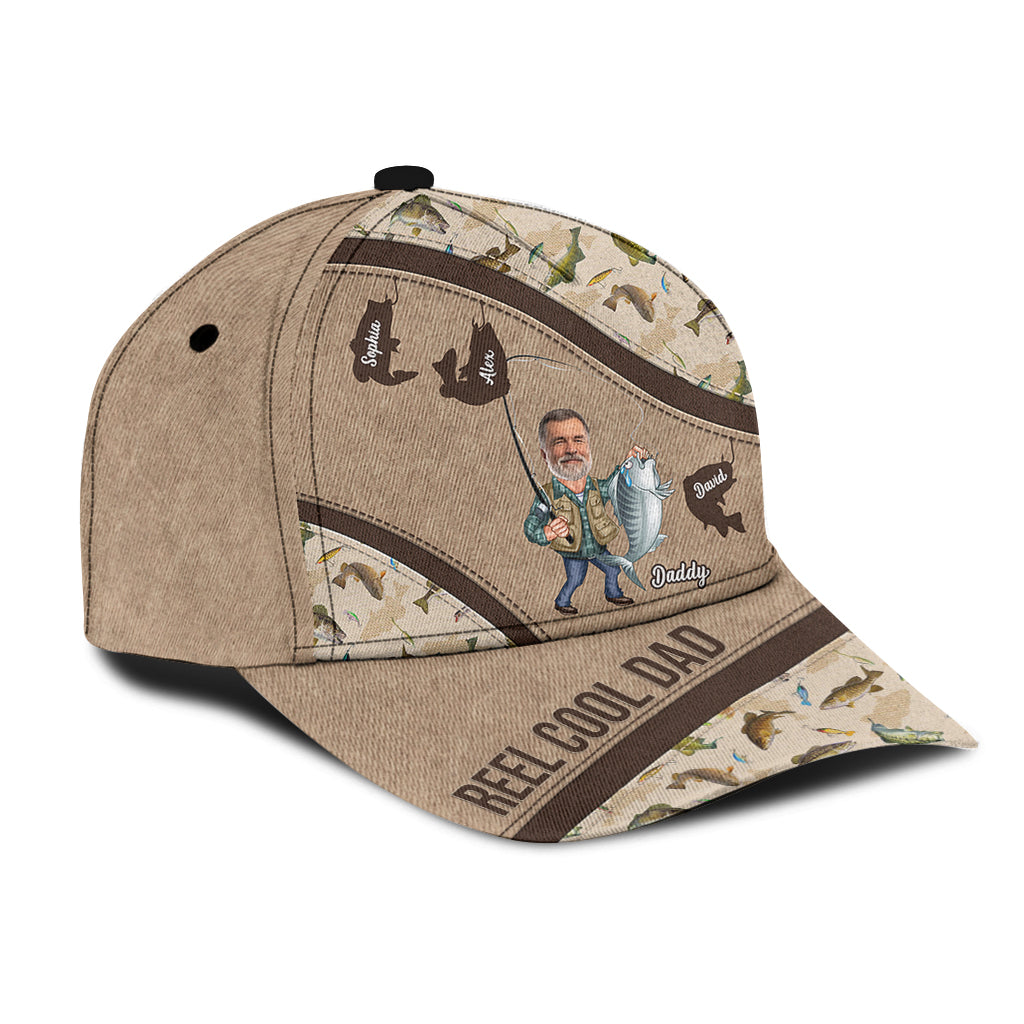 Papa cool - Casquette de pêche classique personnalisée