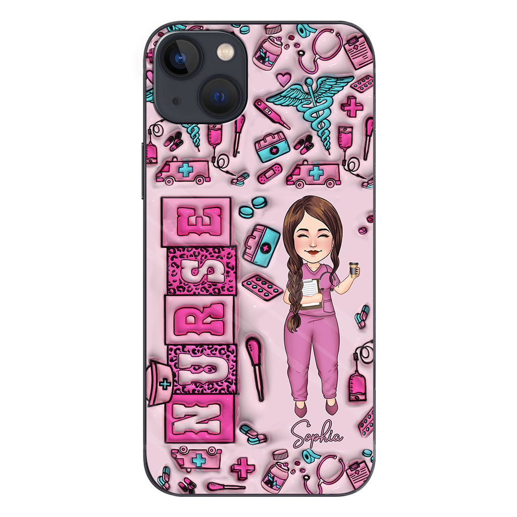 Nurse Life - Personalized Nurse Clear Phone Case